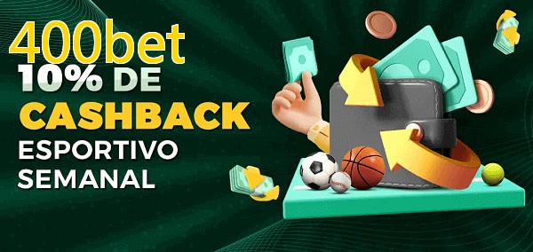 10% de bônus de cashback na 400bet